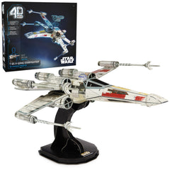 4D Build X-Wing Starfighter front view for display-ready detail.