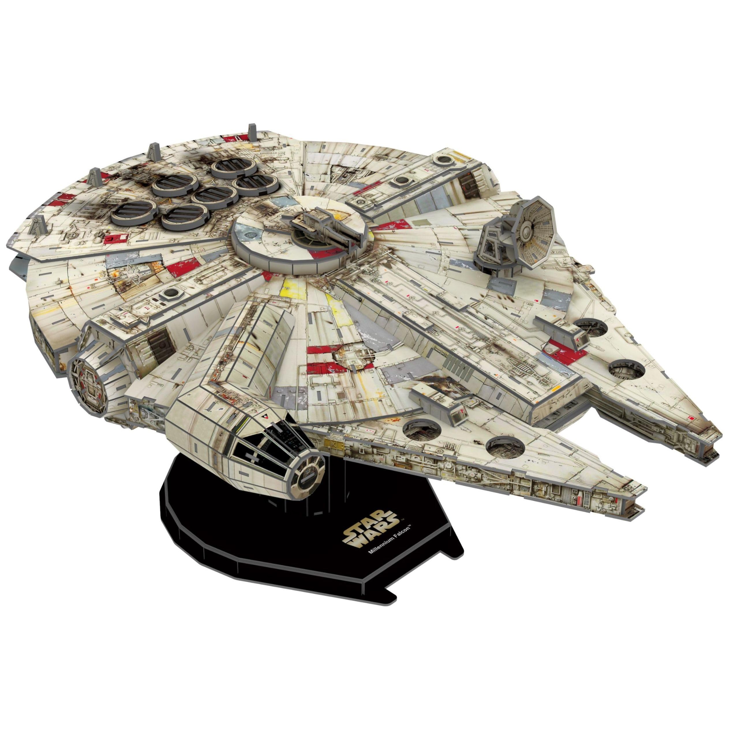 4D Cityscape Millennium Falcon instruction booklet, guides beginners through the build