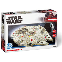 4D Cityscape Millennium Falcon kit cover, ideal for display-ready Star Wars collectors