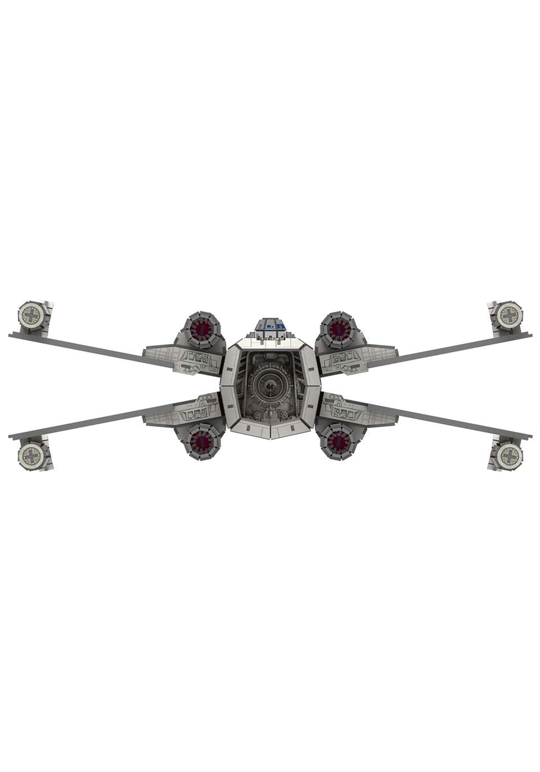 4D Cityscape Star Wars T-65 X-Wing assembly progress, captures the build journey.