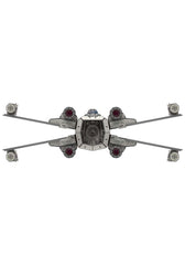 4D Cityscape Star Wars T-65 X-Wing assembly progress, captures the build journey.