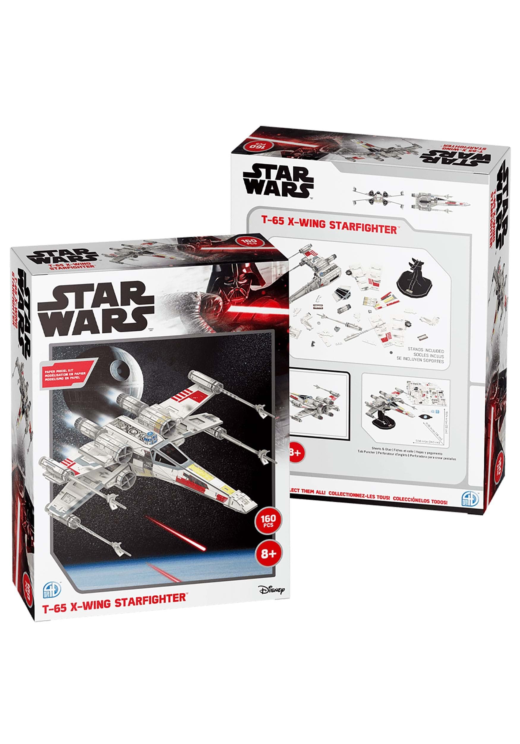 4D Cityscape Star Wars T-65 X-Wing Pantone color reference, helps faithful hues.