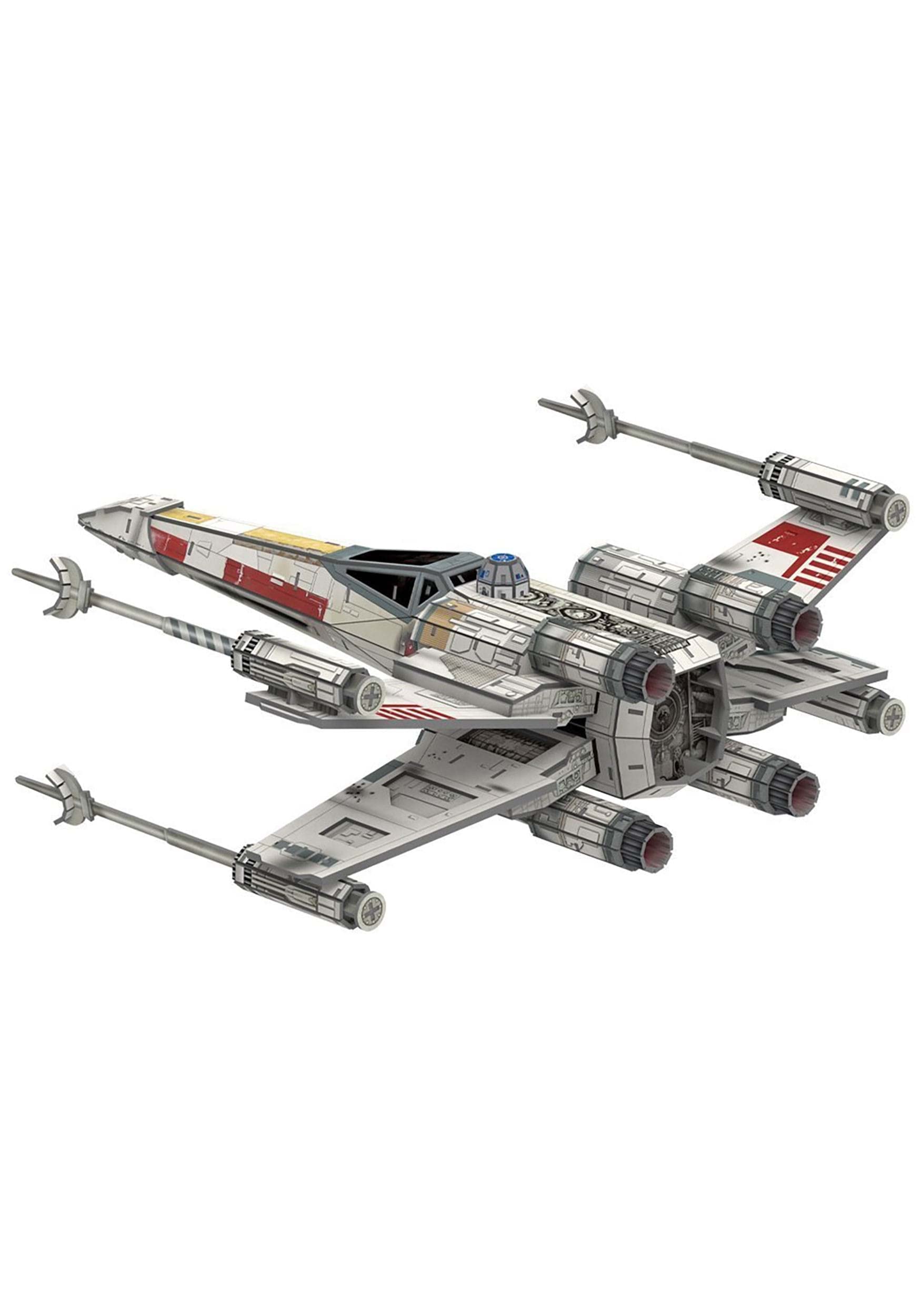 4D Cityscape Star Wars T-65 X-Wing instruction booklet, clear steps for beginners.