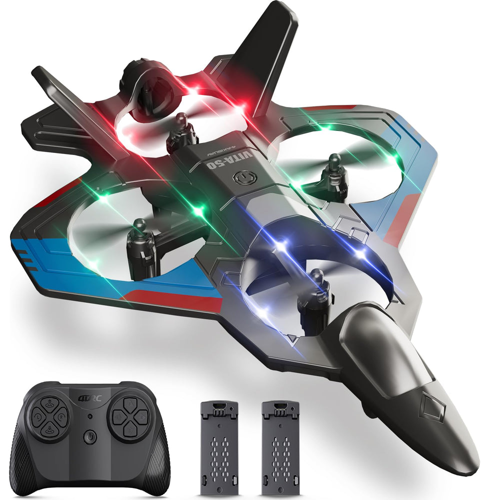 4DRC RC Plane front view showing beginner-friendly takeoff and control