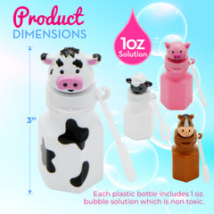 4E's Novelty barnyard cow bubbles invite outdoor exploration and shared playtime.