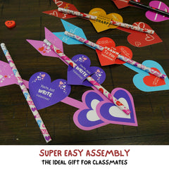 4E's Novelty Cupid's Arrow cards for personalized valentine messages.