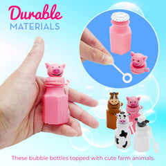 4E's Novelty farm animals bubbles with pig design great portable backyard fun