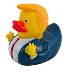 4E's Novelty rubber duck front view for bath time and display