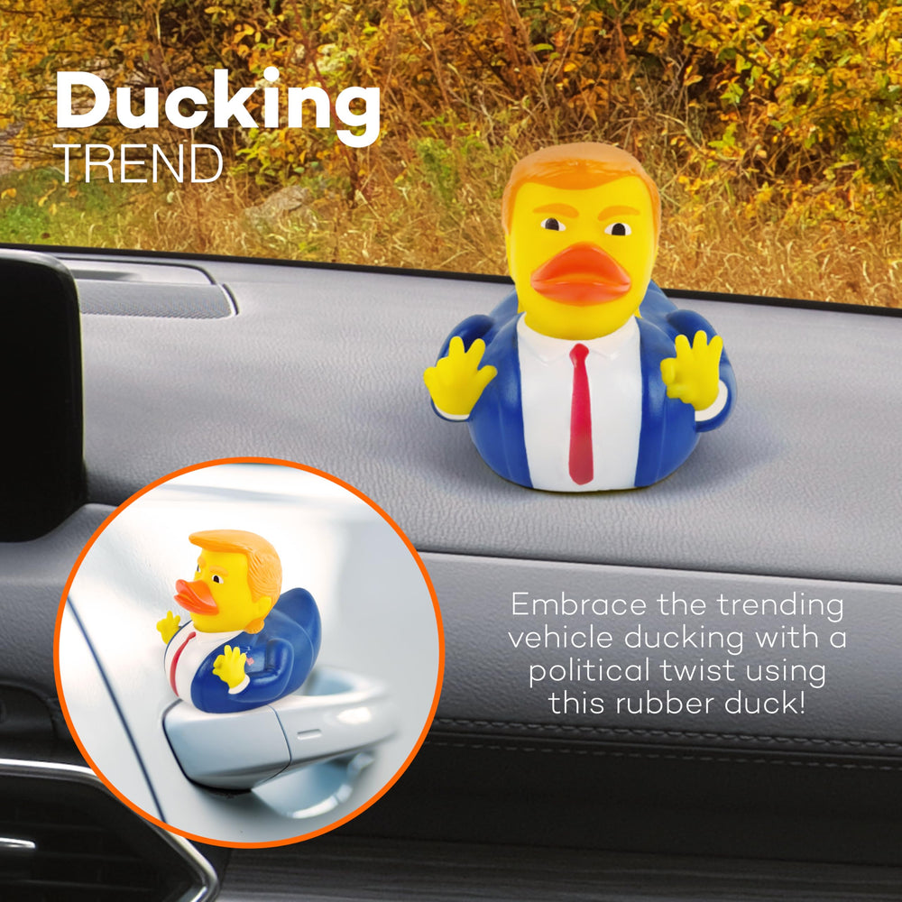 4E's Novelty rubber duck quack action for playful moments