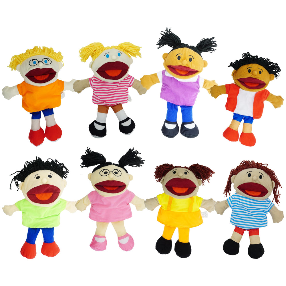 4E's Novelty gift bundle of puppets for kids in bulk