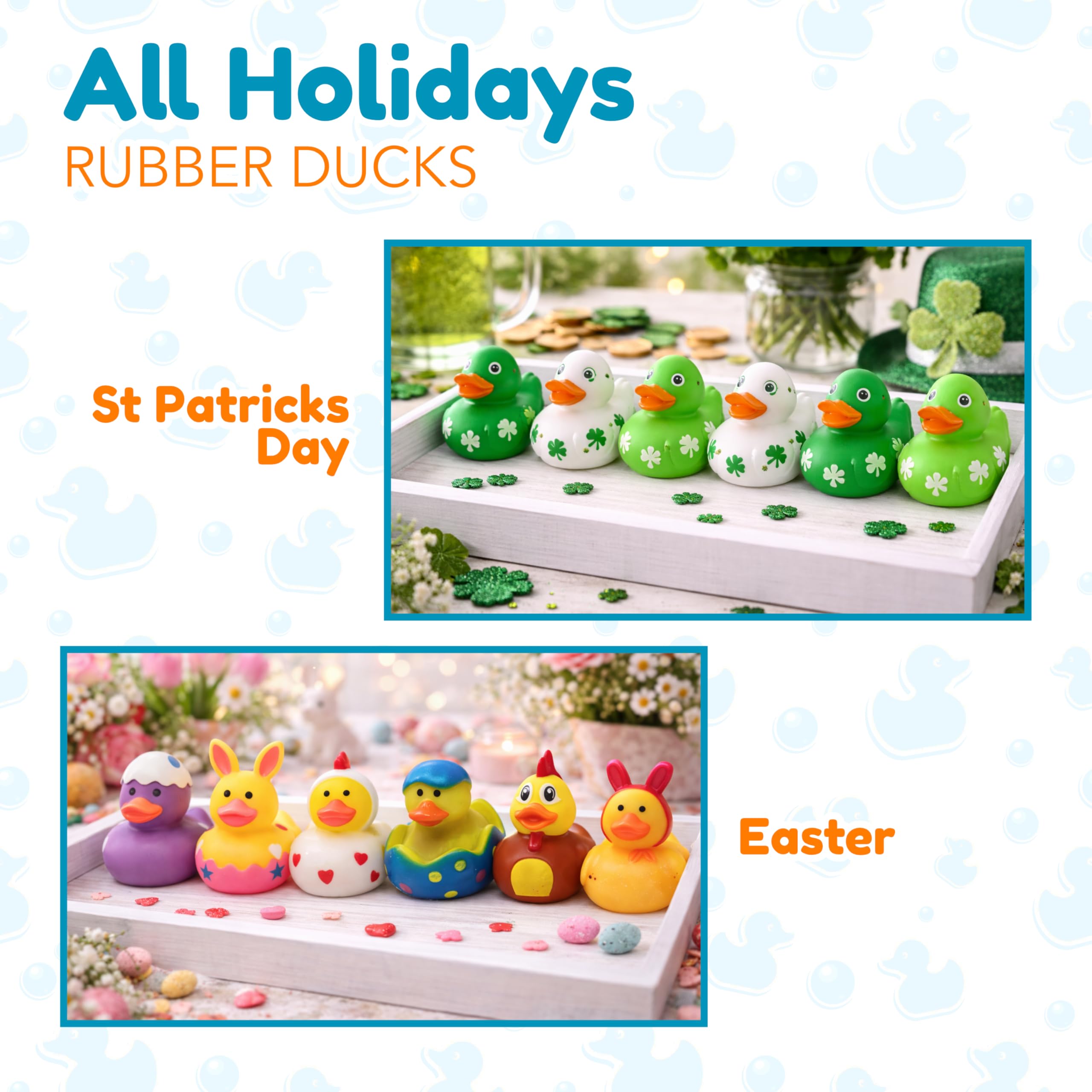 4E's Novelty candy cane duck adds festive charm to bath toys.