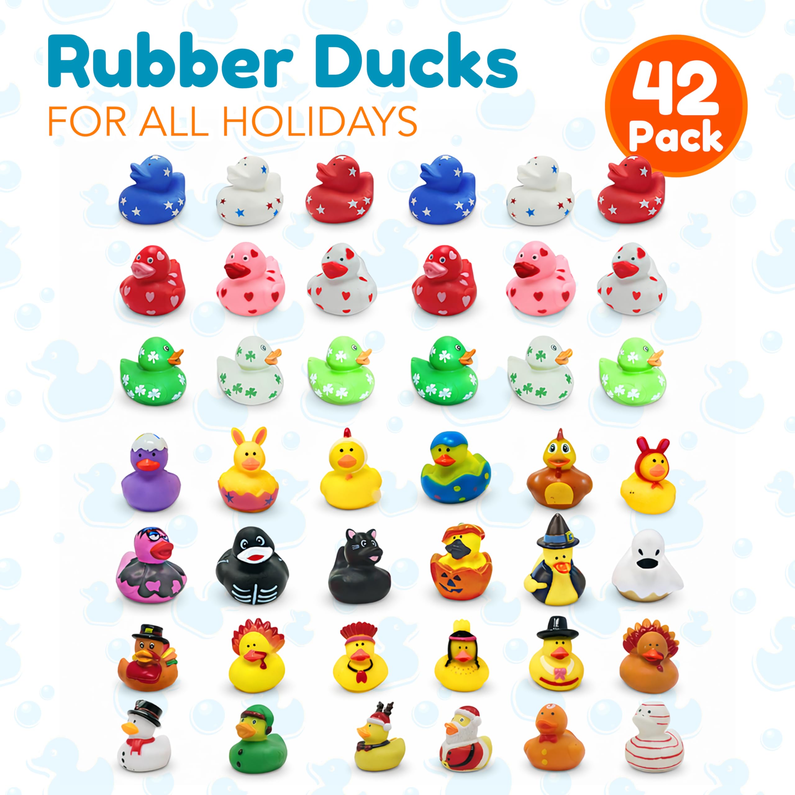 4E's Novelty snowman rubber duck adds seasonal fun to bath play.
