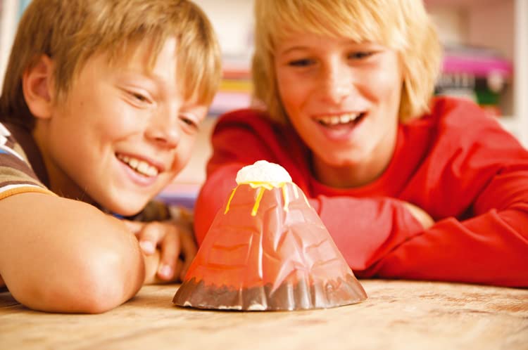 4M KidzLabs eruption setup requires household vinegar and baking soda
