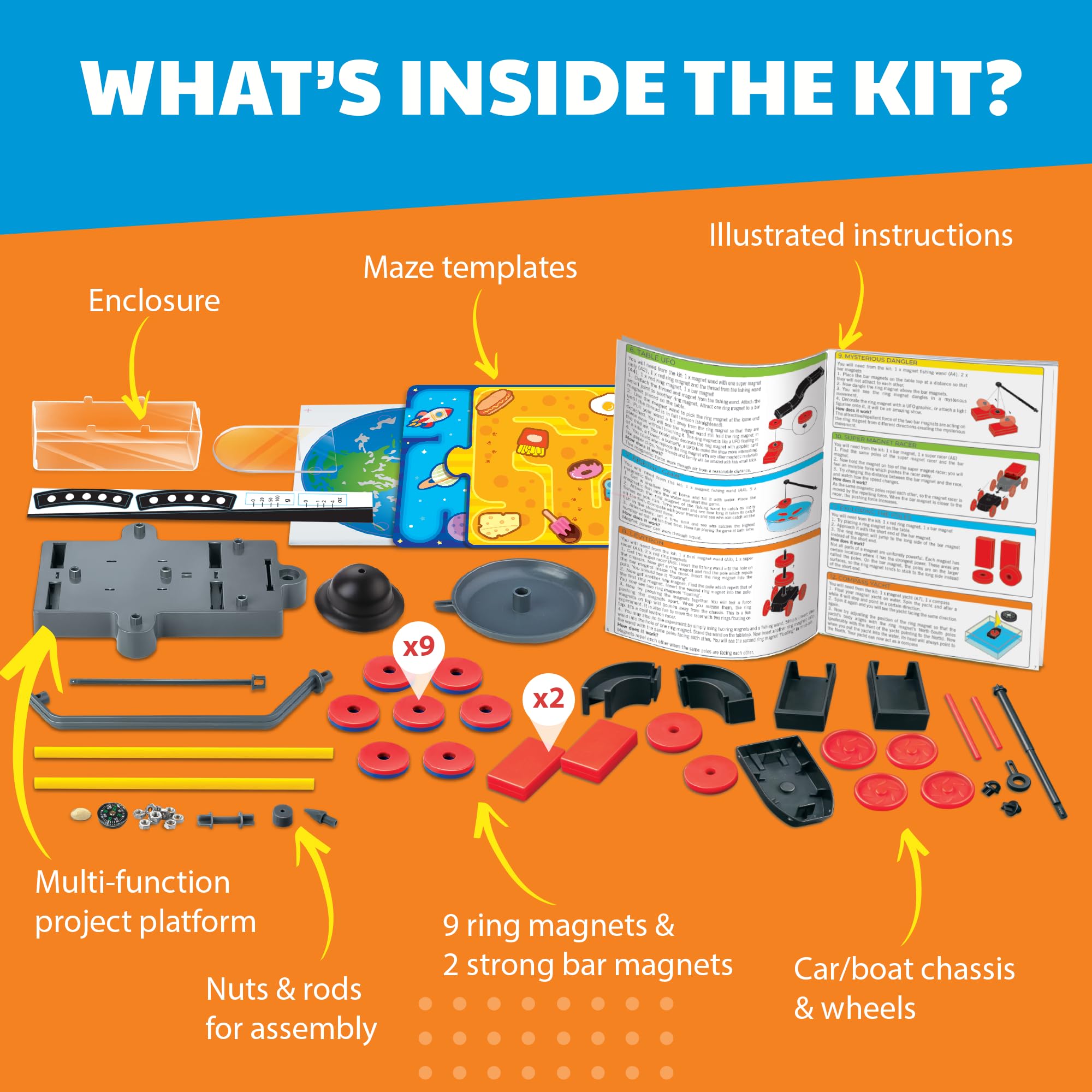 4M STEAM multiple magnetic tools set supports varied experiments and problem-solving tasks