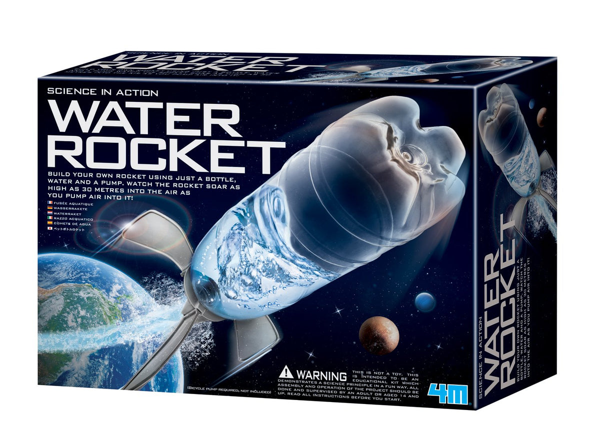 4M Water Rocket Kit bottle ready for high-flying launches and experiments