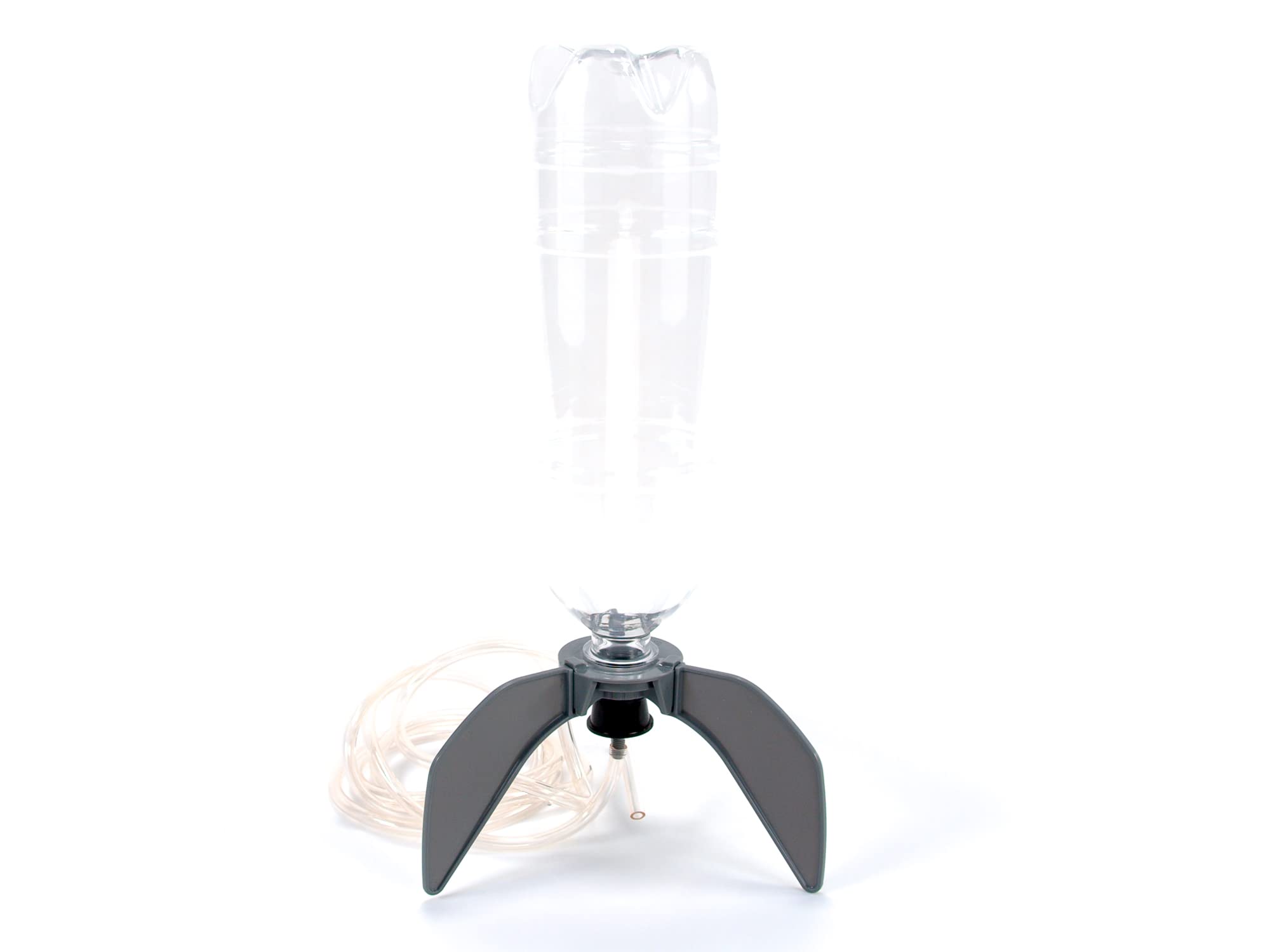 4M Water Rocket Kit fins attached for stable flight