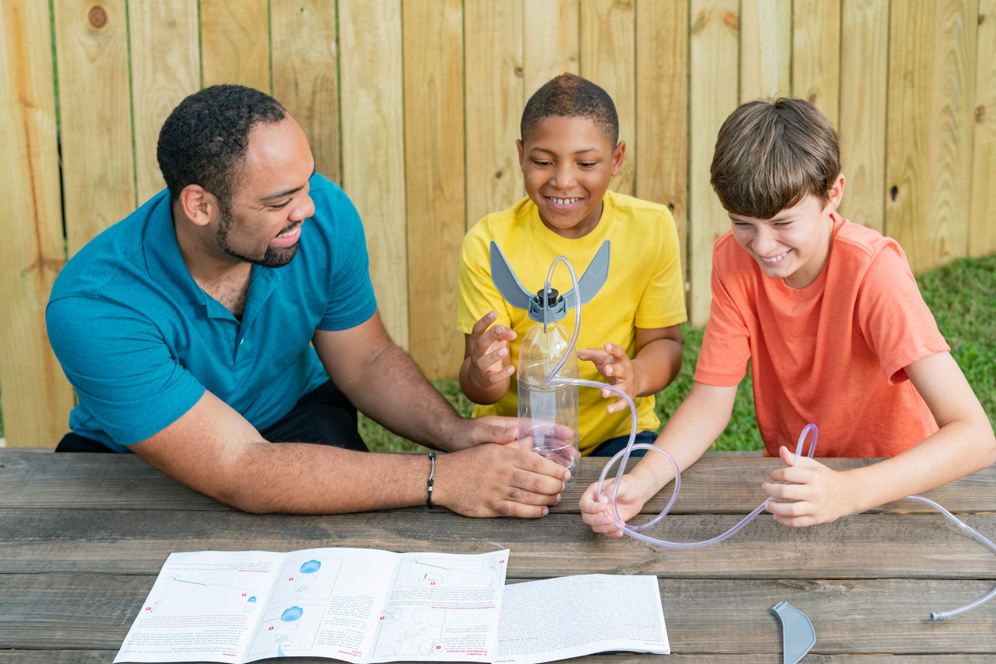 4M Water Rocket Kit includes all parts and instructions for building