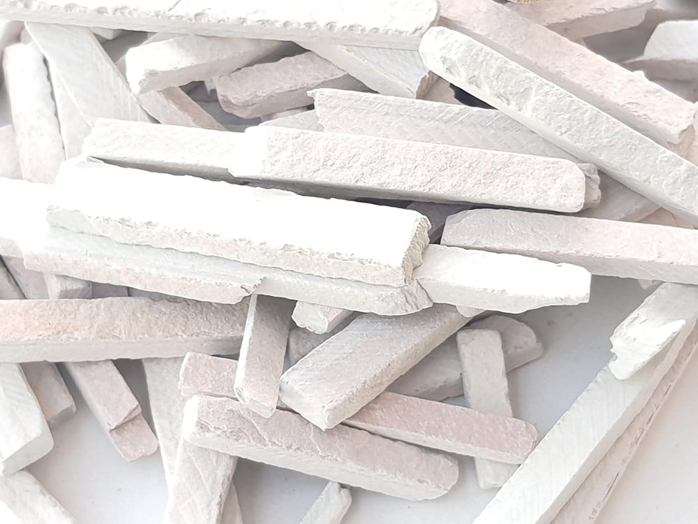 4OUR FAITH earthy slate chalk pencils highlight earthy taste and versatile edible use.