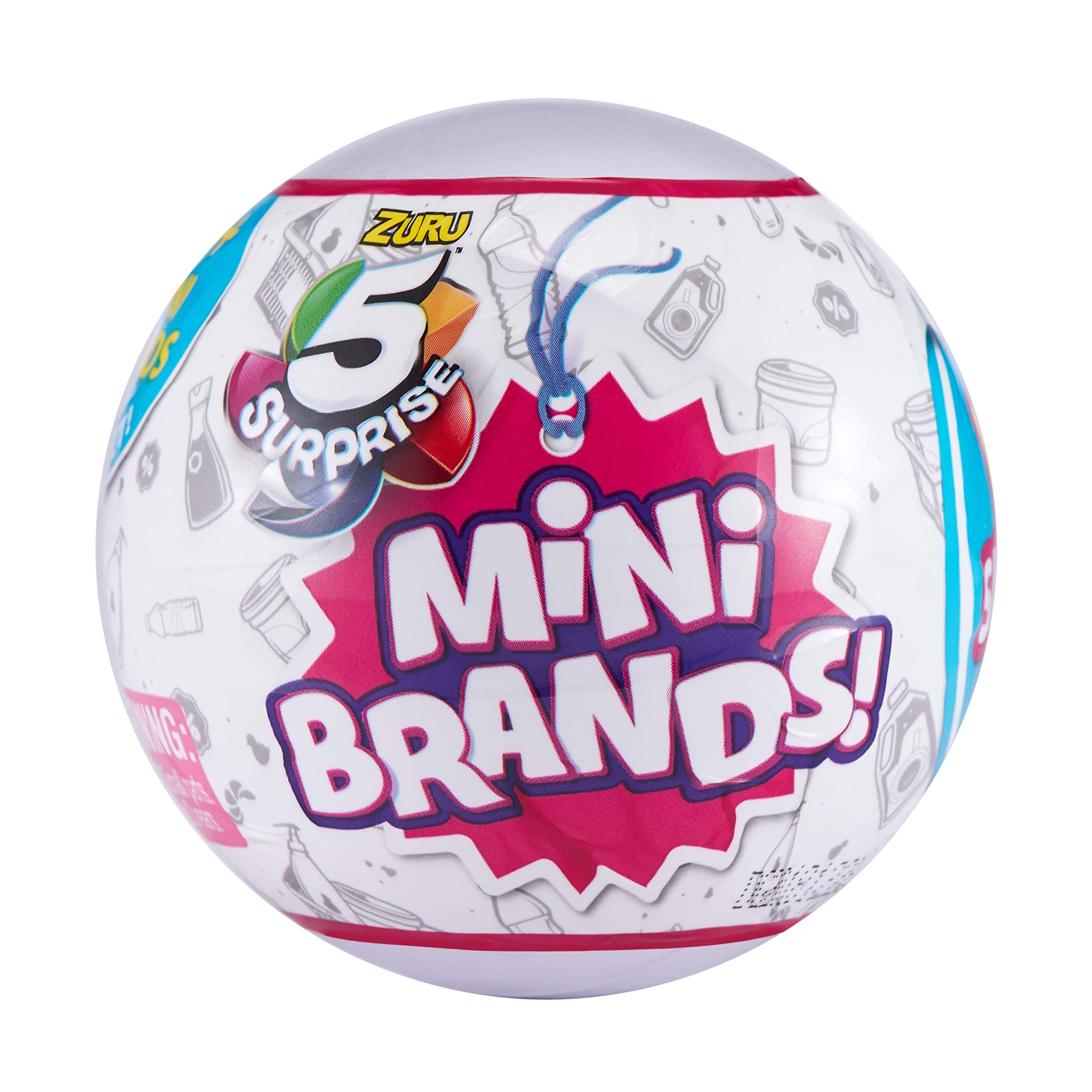 5 Surprise Mini Brands minis showcase a diverse collection for display and sharing