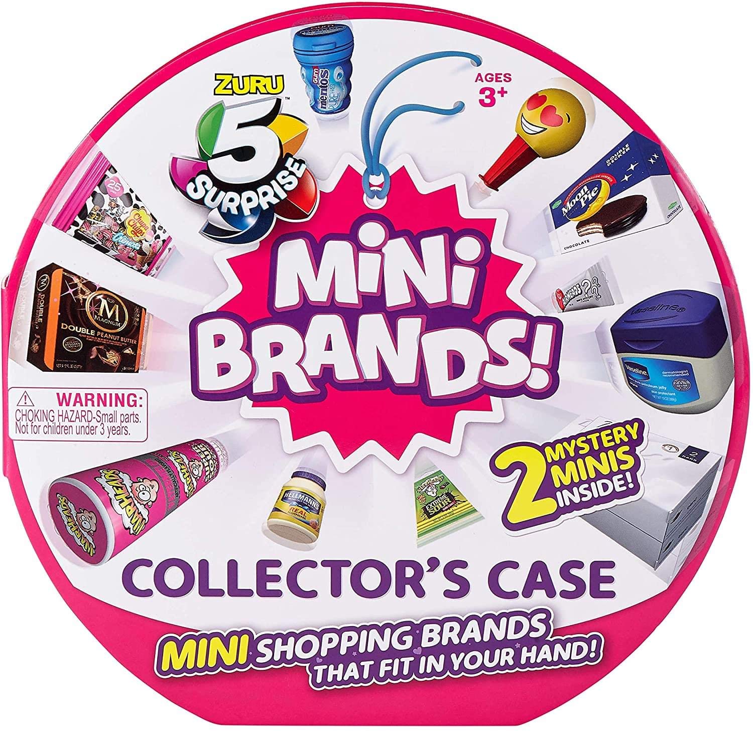 5 Surprise Mini Brands Collector’s Case cover displaying organized storage for mini collectibles.