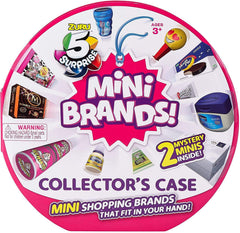 5 Surprise Mini Brands Collector’s Case cover displaying organized storage for mini collectibles.