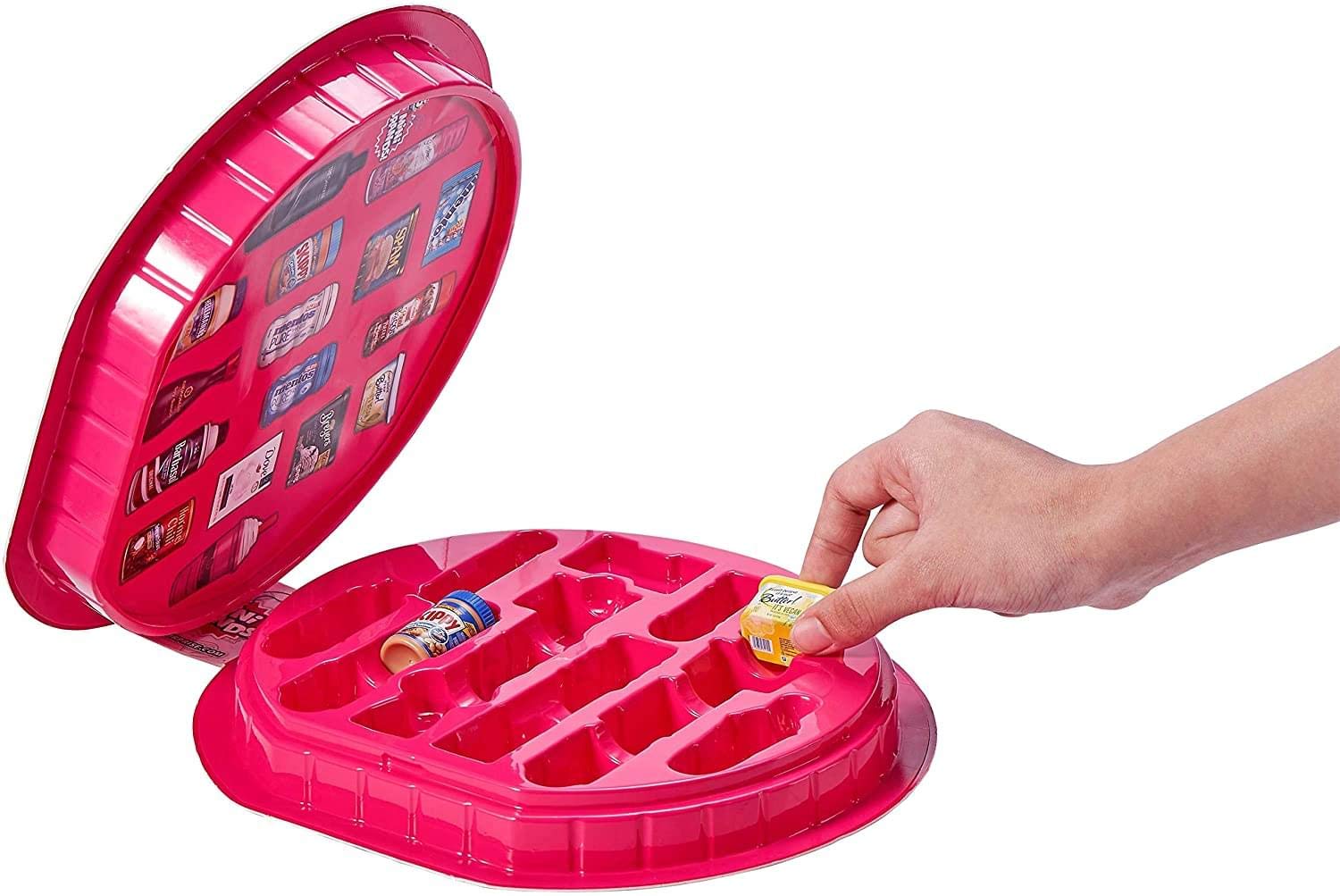 Storage capacity up to 30 minis helps organize your 5 Surprise collection.