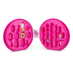 Foodie Series 2 display-ready collector case holds up to 30 minis on a shelf