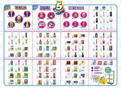 5 Surprise Mini Brands PVC tube packaging provides durable, display-ready packaging.