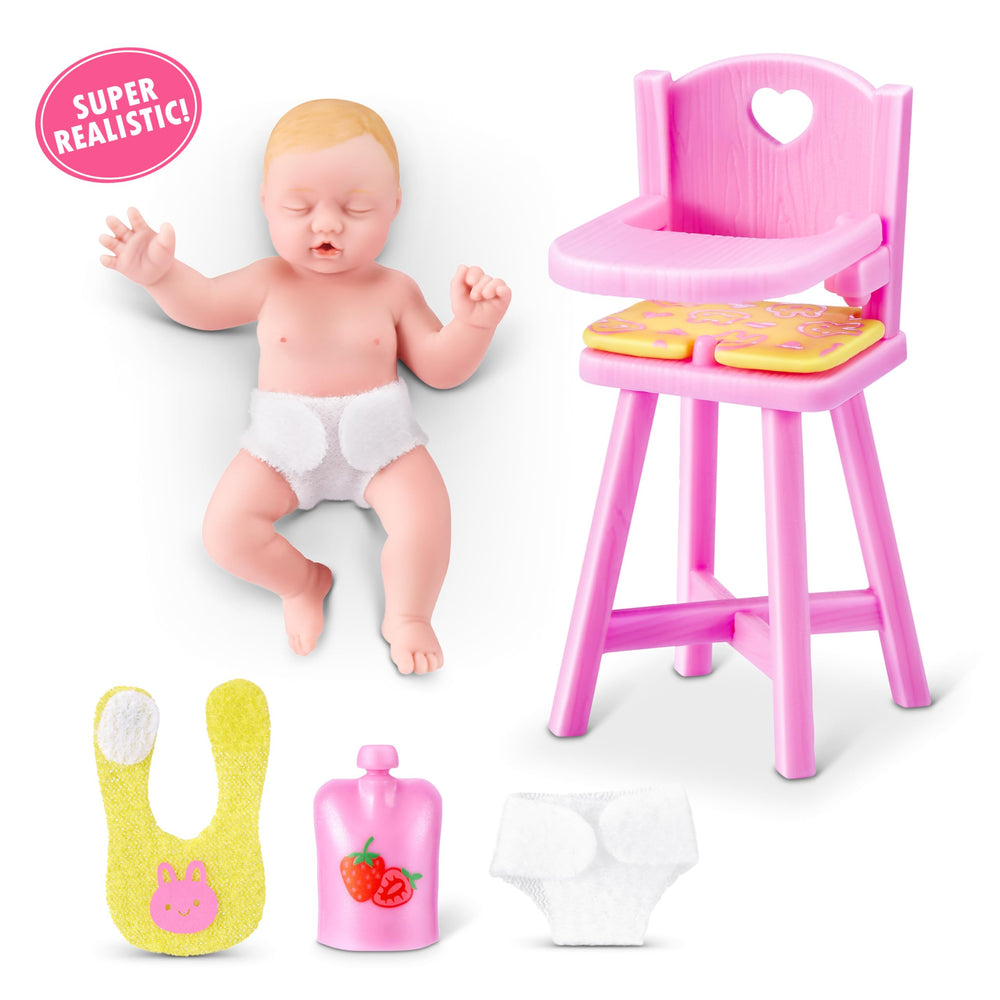 5 Surprise My Mini Baby Series 2 cap-2 soft-skin mini baby with tiny accessories for nurturing play