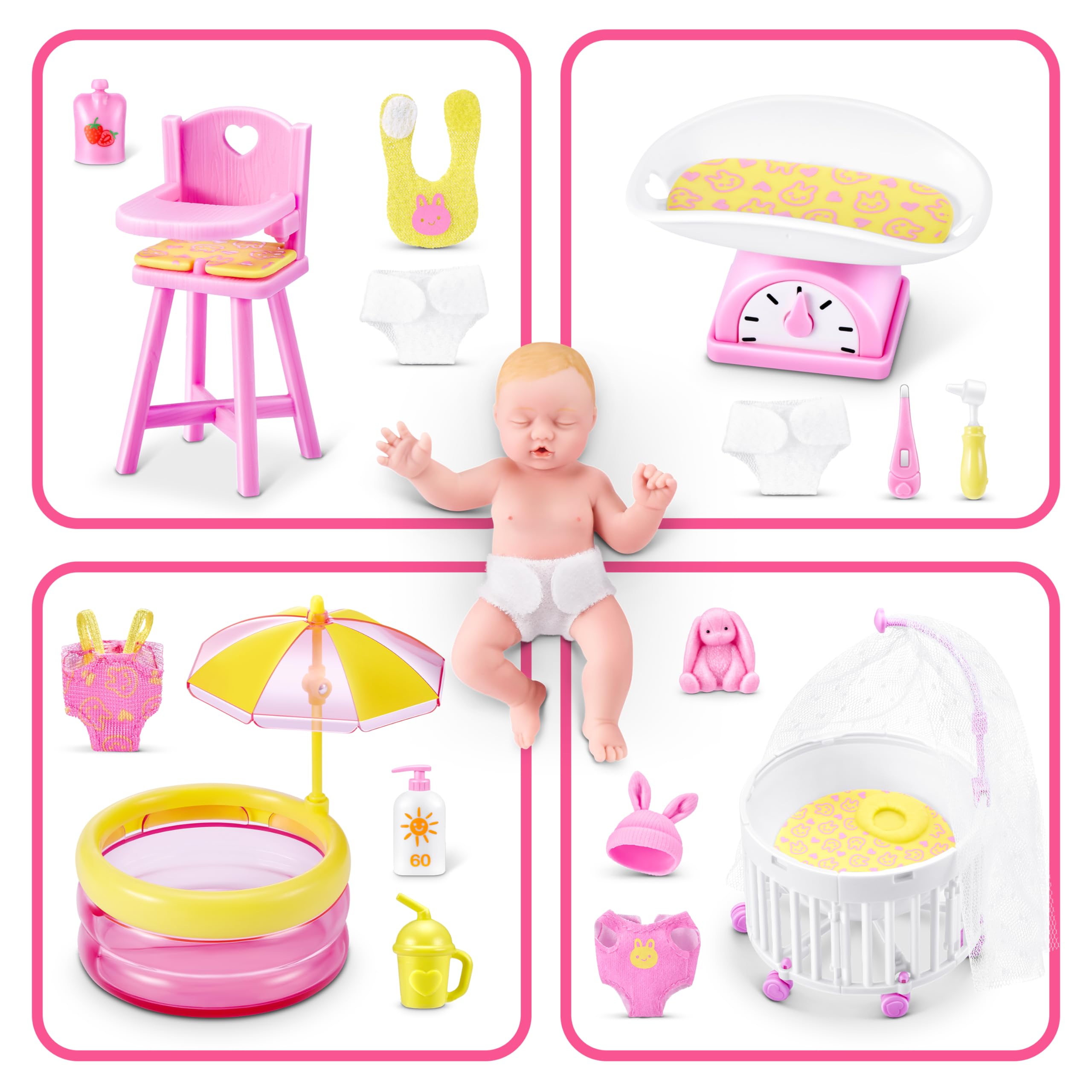 5 Surprise My Mini Baby Series 2 cap-4 stroller outing accessory bundle enhances mini adventures