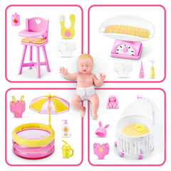 5 Surprise My Mini Baby Series 2 cap-4 stroller outing accessory bundle enhances mini adventures