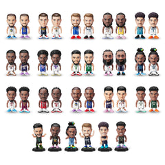 5 Surprise NBA Ballers Series 1 City Edition figurines in ultra-rare jerseys