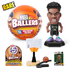 5 Surprise NBA Ballers Series 1 golden trophy and ultra-rare items boost excitement