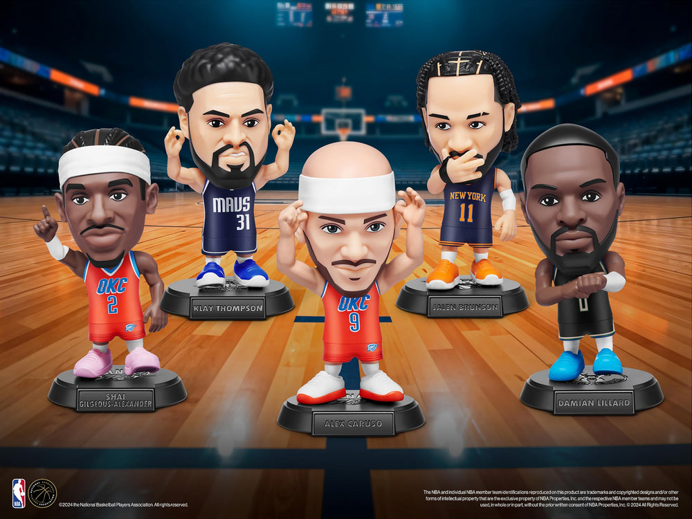 5 Surprise NBA Ballers Series 2 court puzzle piece to complete the mini court.