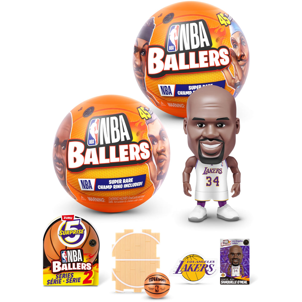 5 Surprise NBA Ballers Series 2 figurine for display and collection.