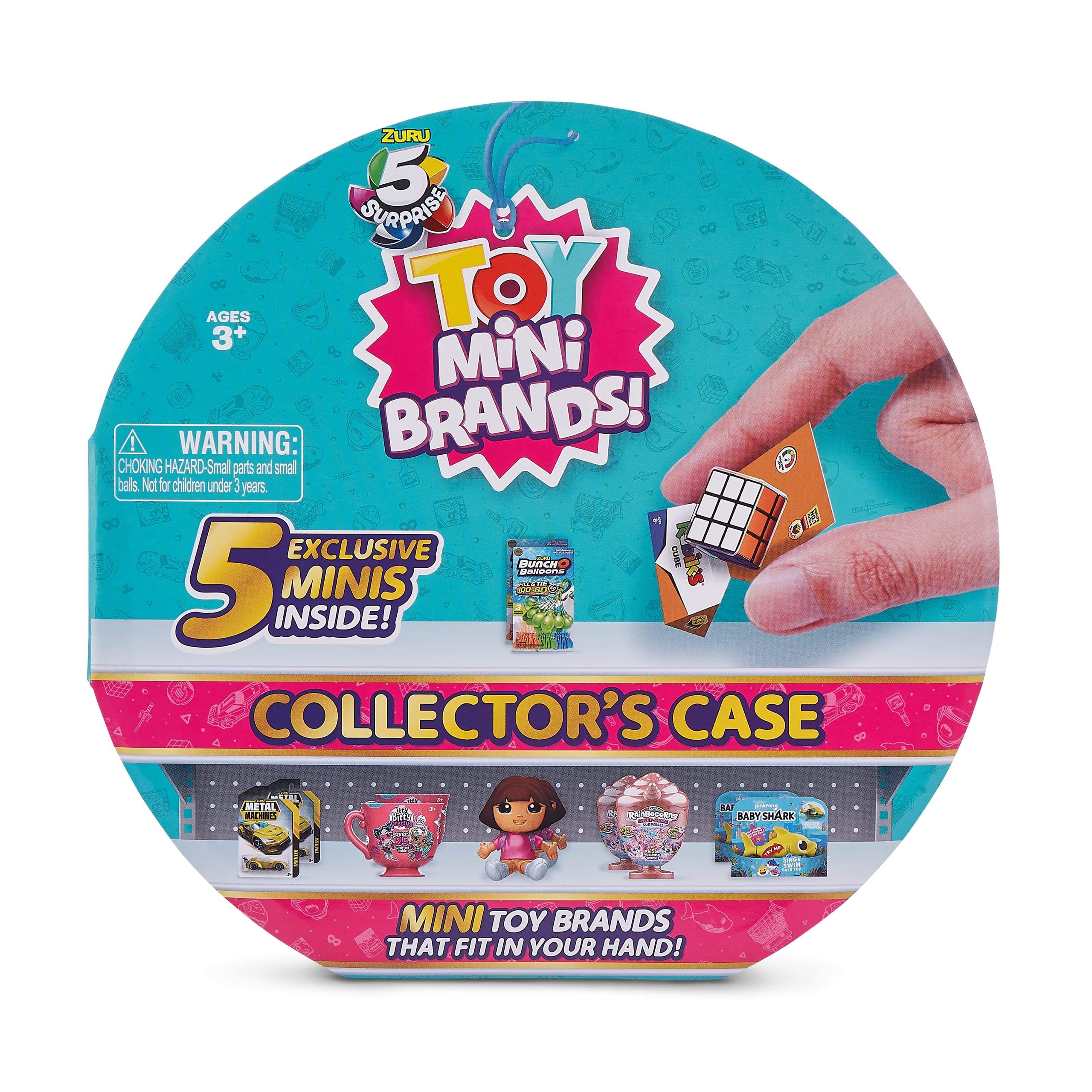 5 Surprise Toy Mini Brands Case, front view, neat storage for minis.