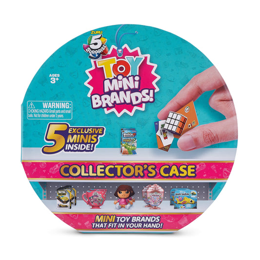 5 Surprise Toy Mini Brands Case, front view, neat storage for minis.