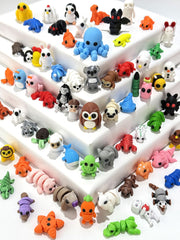 60Pcs Random 3D Printed Animals figurine-1 for tactile focus and calm play.