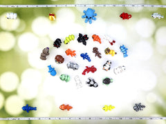 60Pcs Random 3D Printed Animals figurine-2 ideal for shelf display and collection.