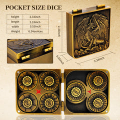 7-in-1 dice spinner delivers quick, quiet rolls for immersive play.