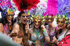 80UncleKimby Mardi Gras mask design 2 – shimmering accents for glamorous party flair.
