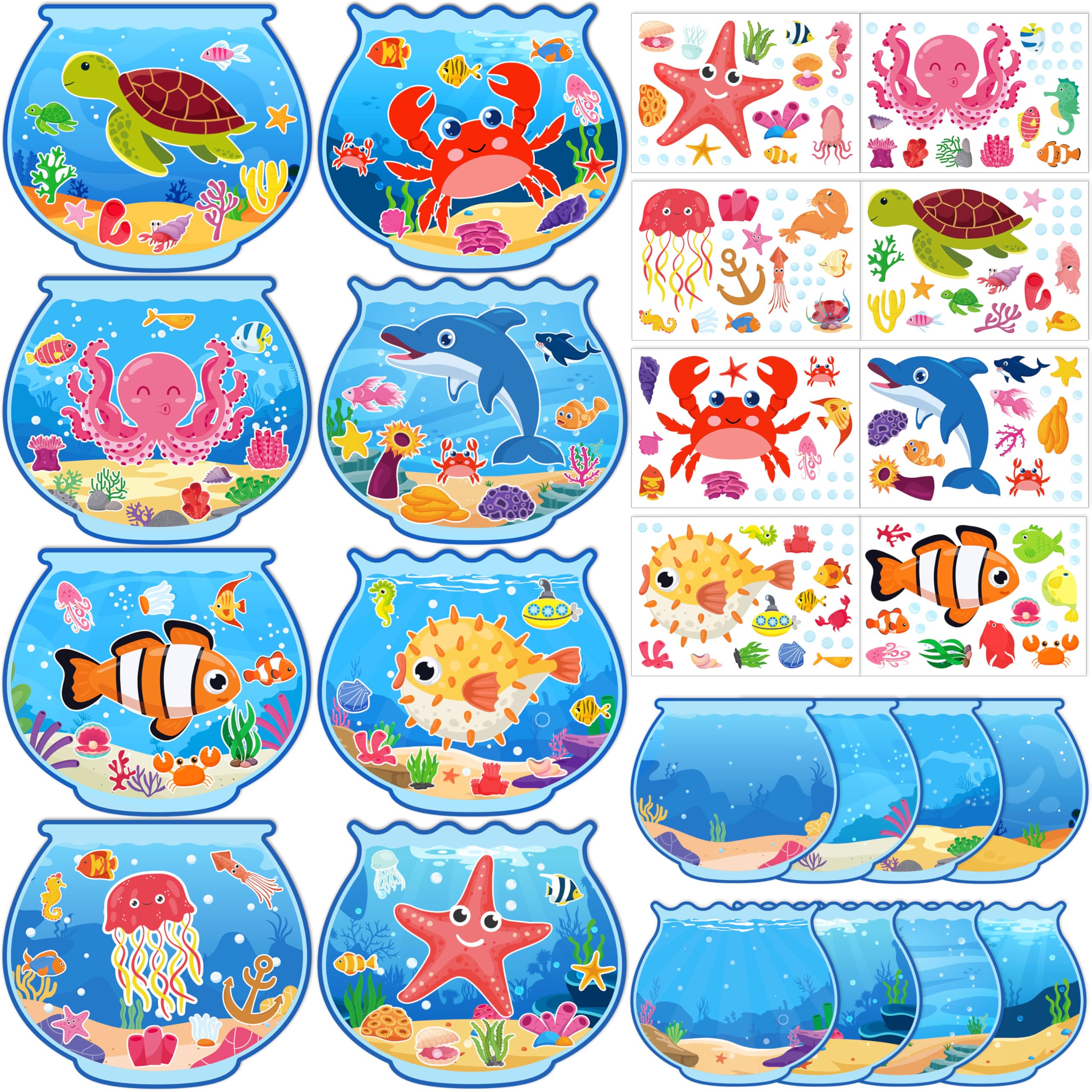 80UncleKimby undersea backgrounds for vibrant sea-scene crafts at parties.