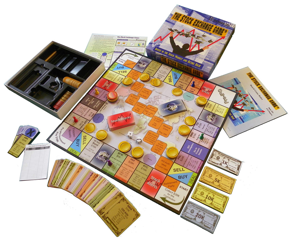 8th Kid Games Stock Exchange Game cover – inviting packaging for family game night.