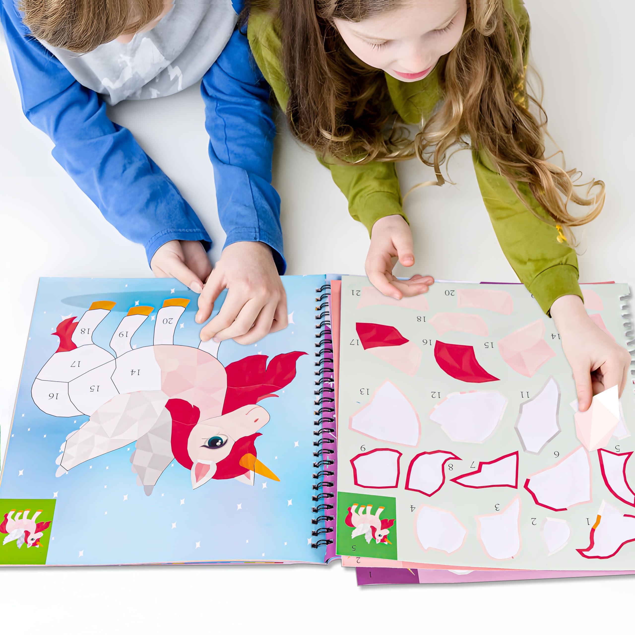 90shine 8-4x9-4 inch sticker book format supports portable crafting