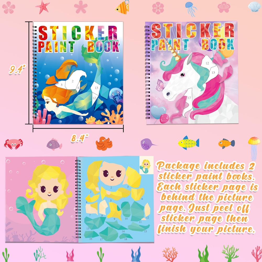 90shine horned-horse sticker illustration sparks magical pretend play adventures