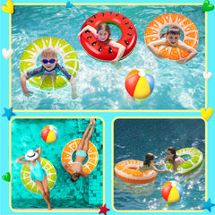 90shine orange float adds color and buoyancy for play