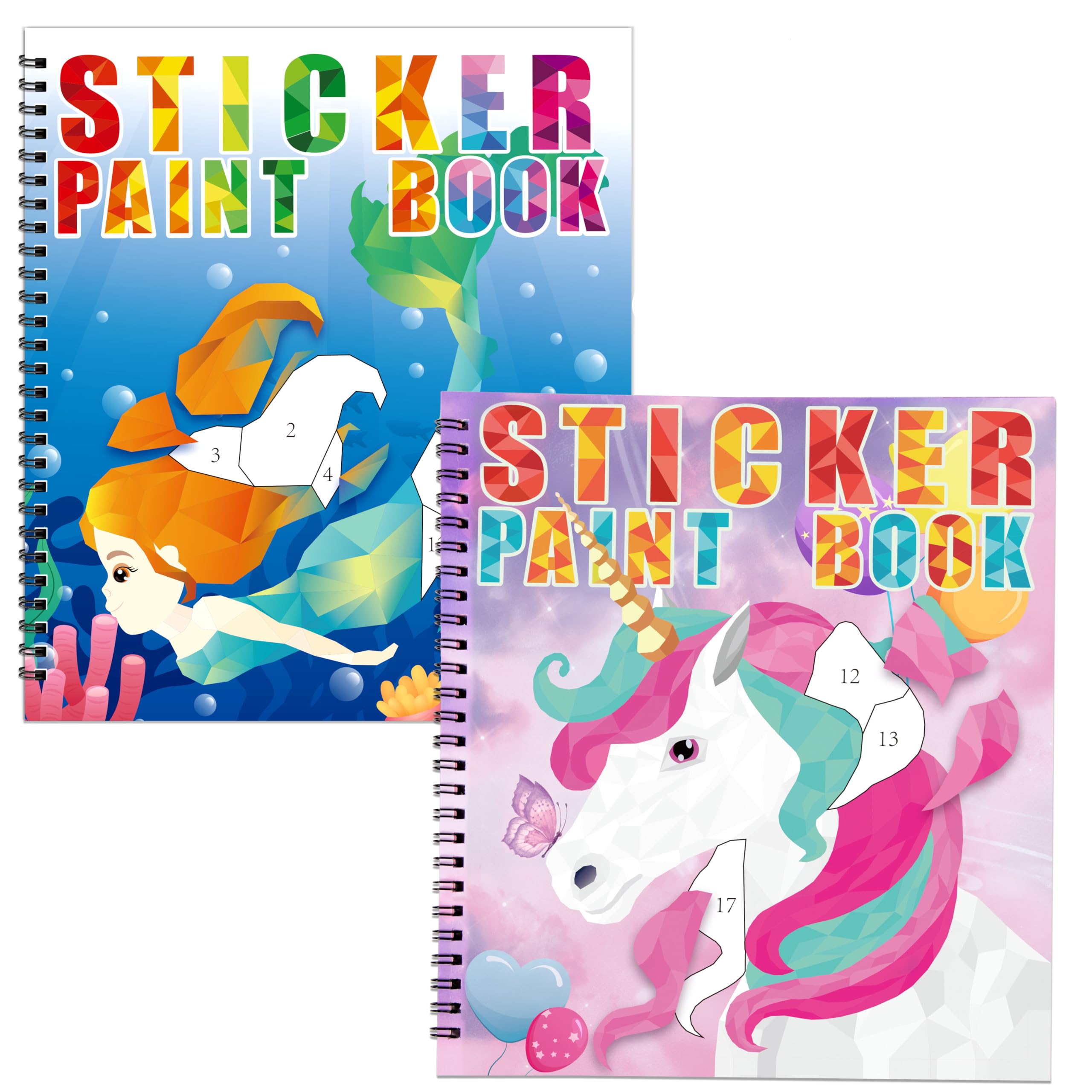 90shine sea-maid sticker book cover invites imaginative play and color storytelling