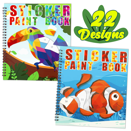 90shine sticker book dinosaur rainbow design enhances creativity and fine motor skills