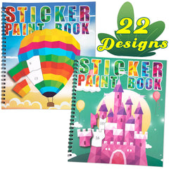 90shine sticker book hot-air-balloon design for imaginative play and clean, mess-free decorating.