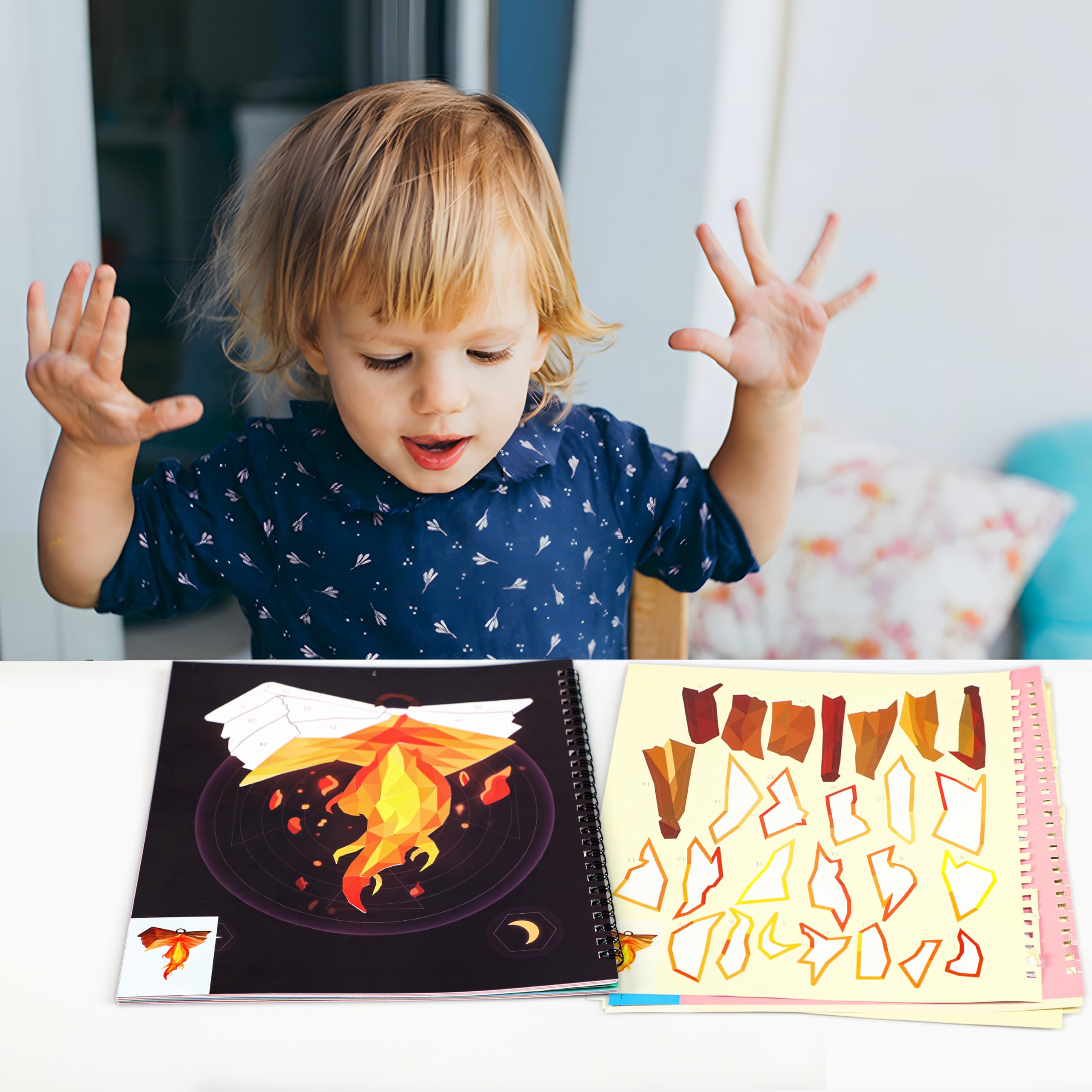 90shine sticker book ice-cream design makes sensory play sweet and engaging.